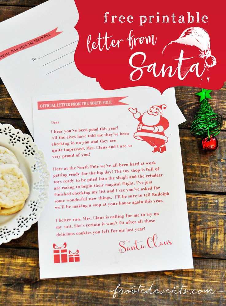 customizable letter from santa template