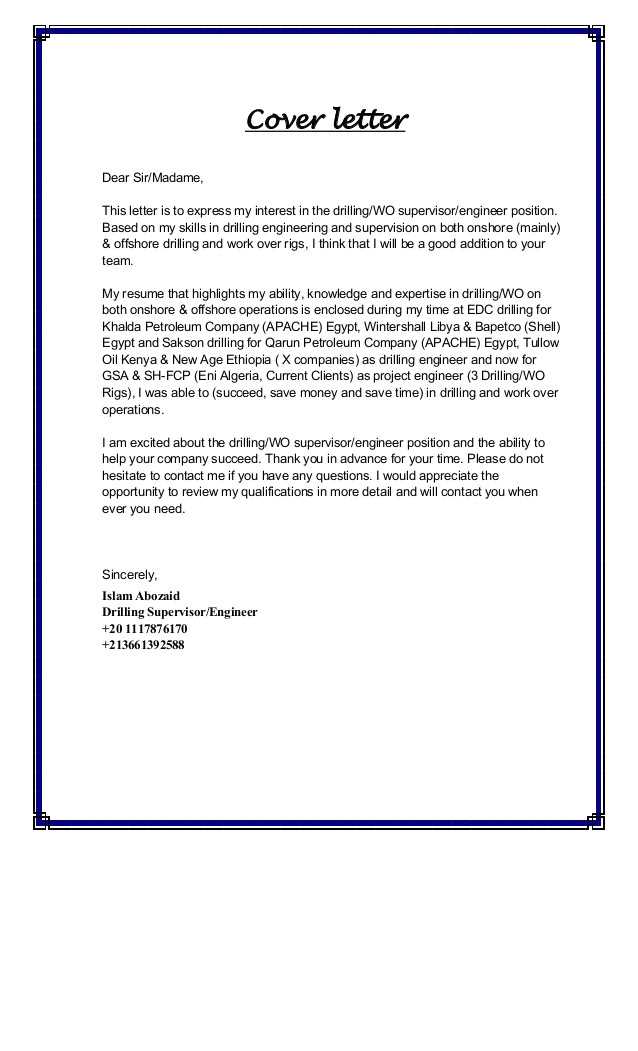 cv and cover letter templates free