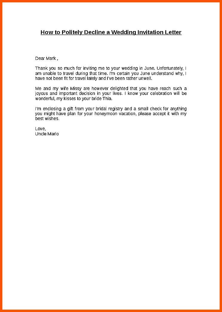 decline review invitation letter template