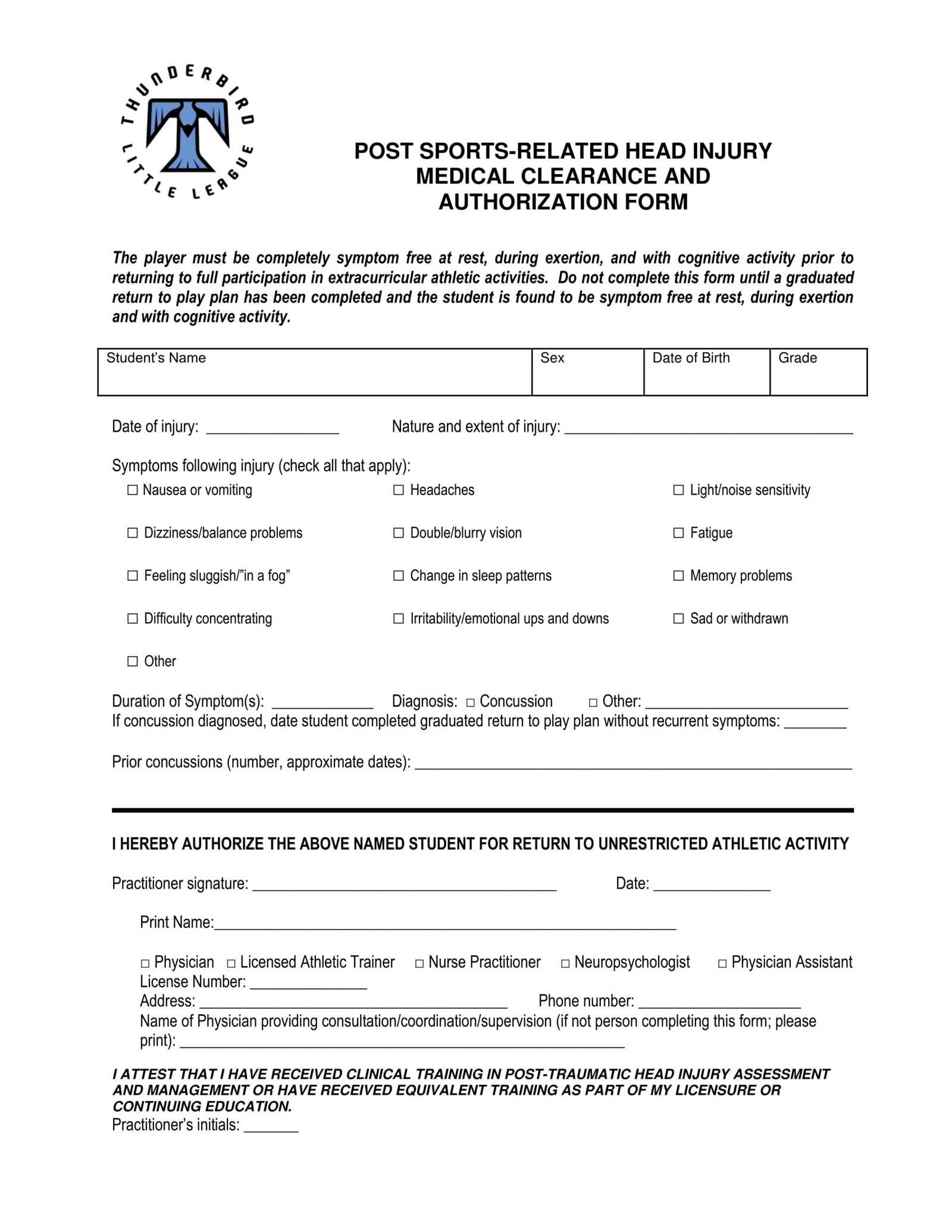 dental clearance letter template