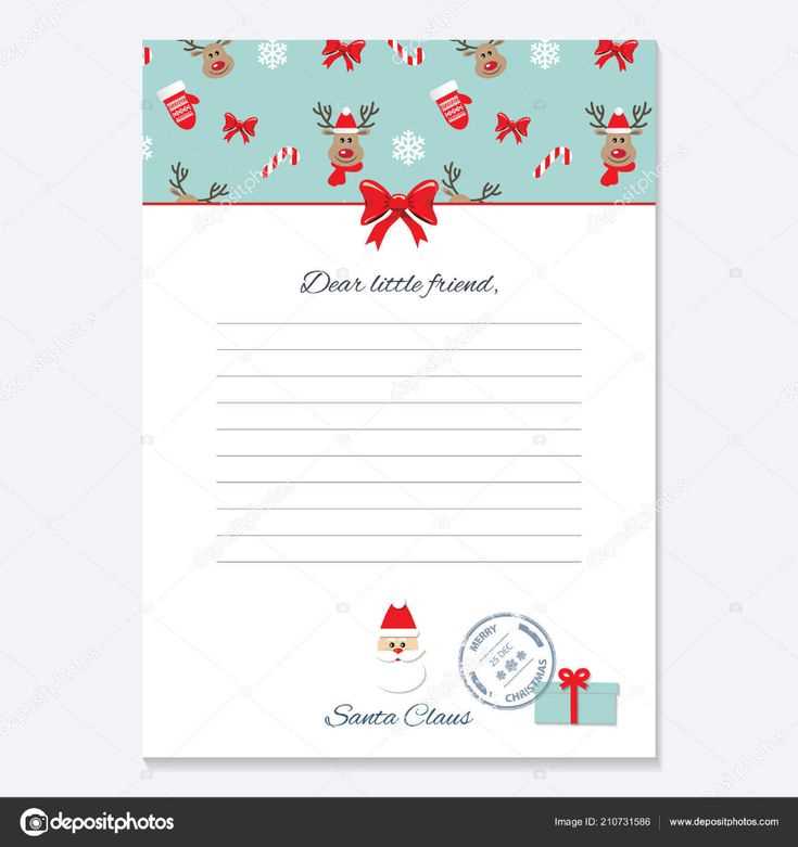 downloadable christmas letter templates free