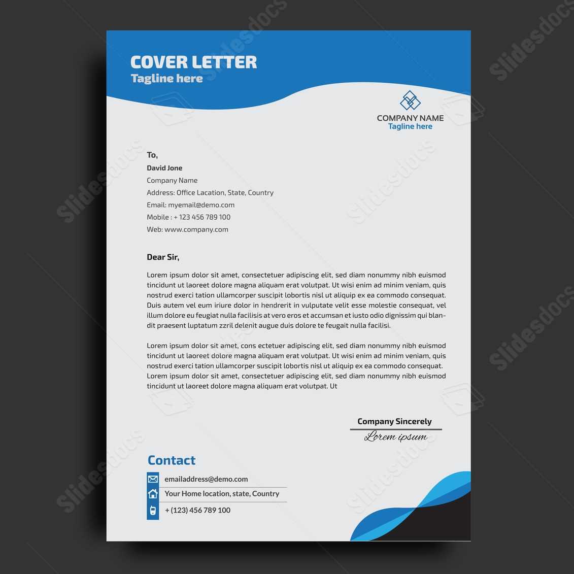 downloadable cover letter template