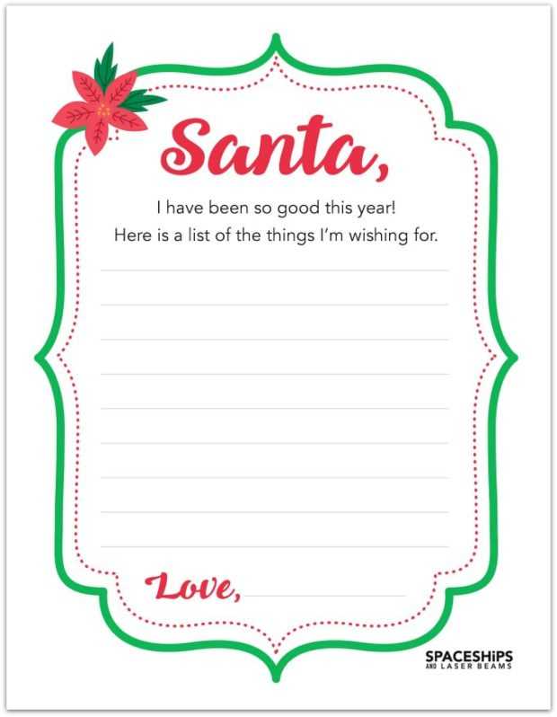 downloadable santa letter template