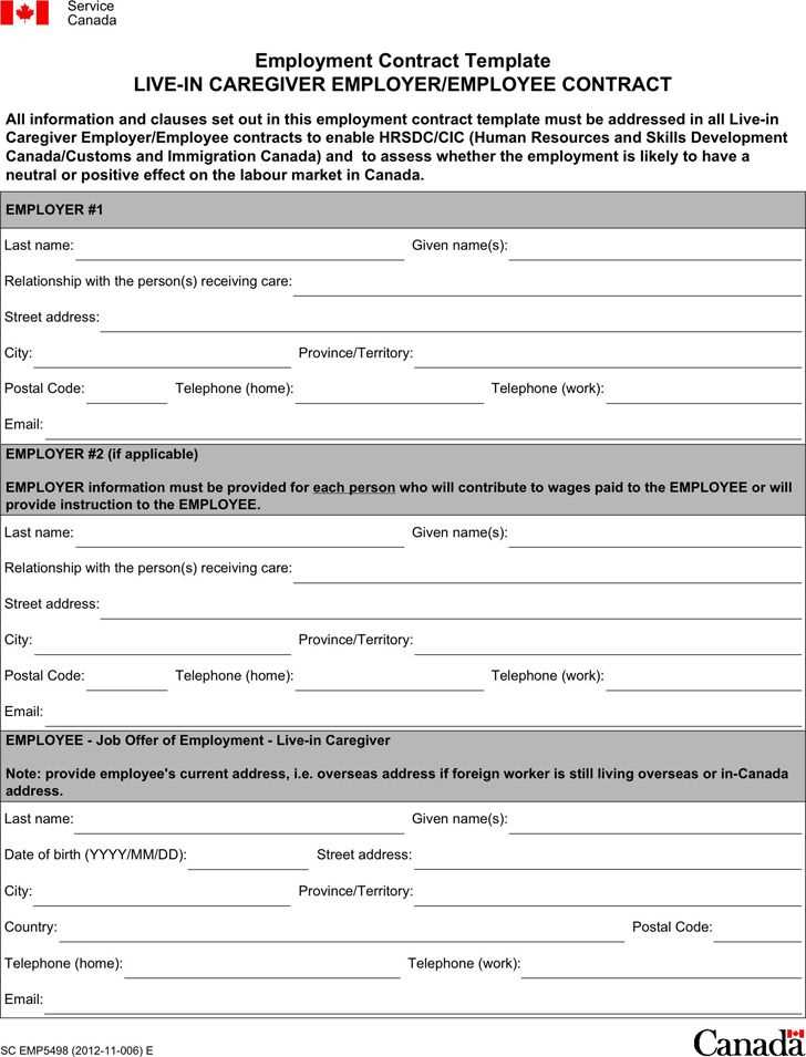 employment contract amendment letter template