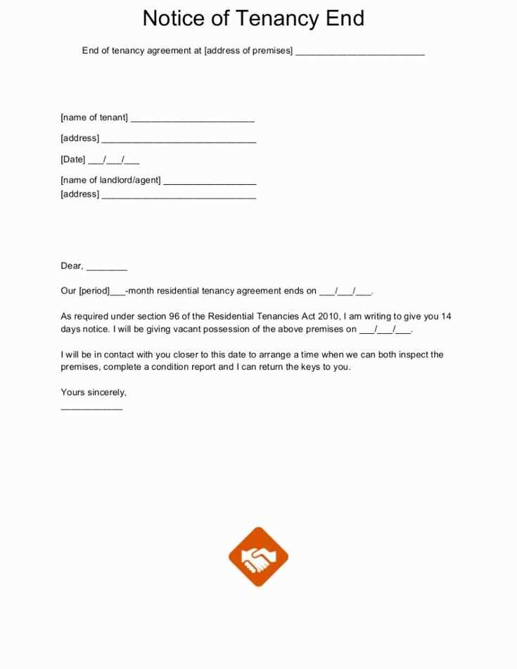 end use letter template