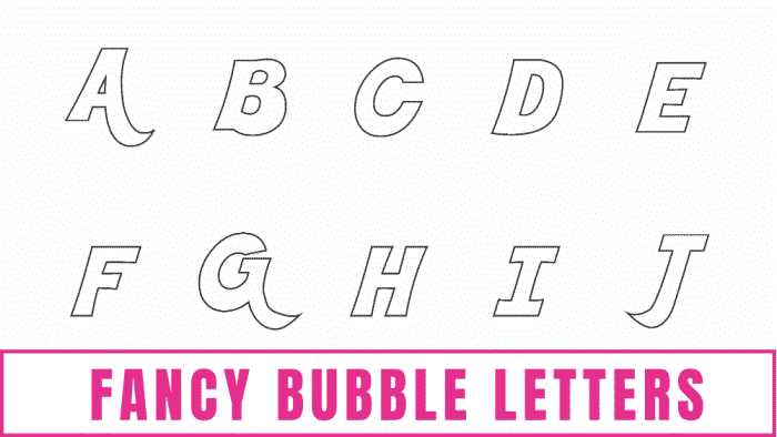 fancy letter templates free