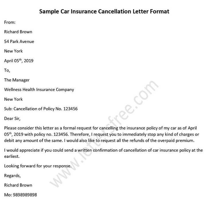 force placed insurance letter template