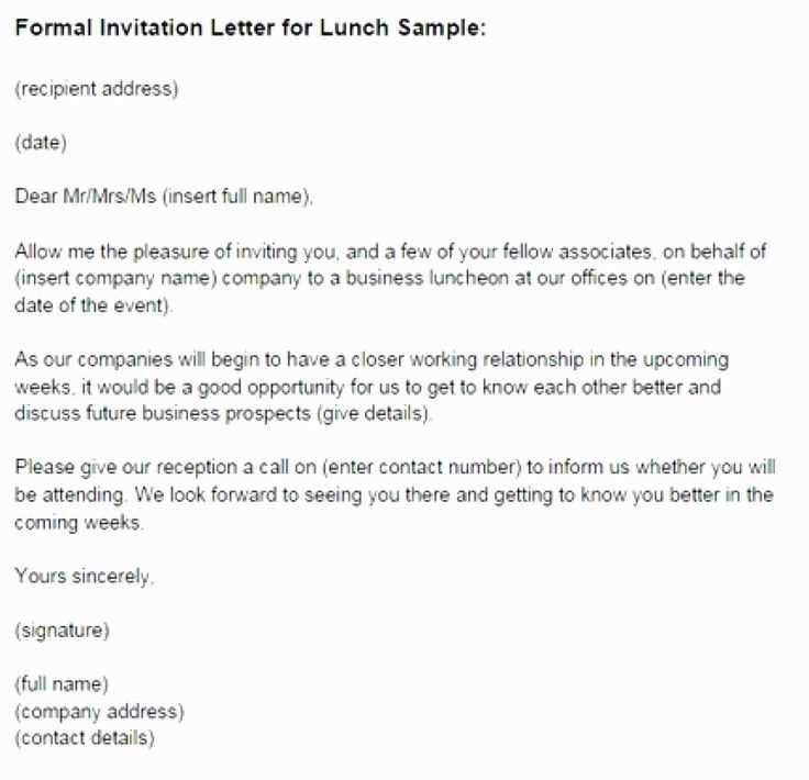 formal event invitation letter template