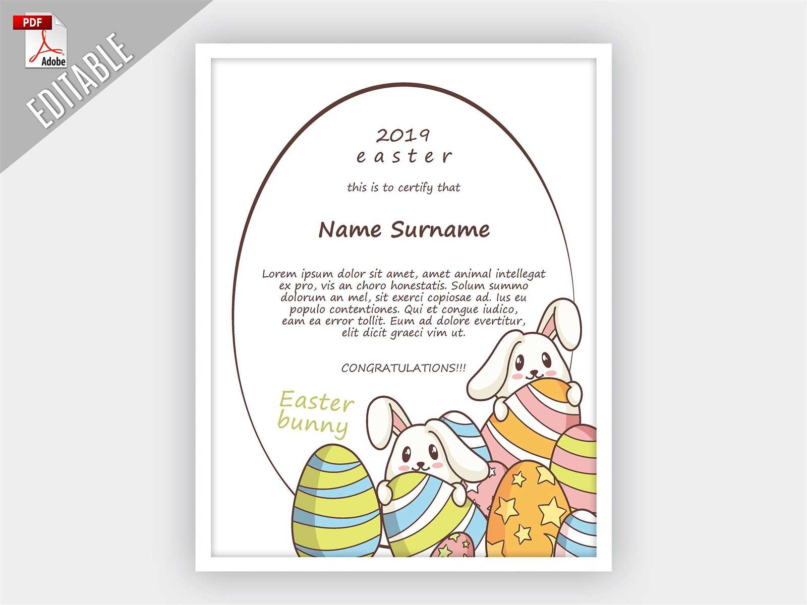 free easter letter templates