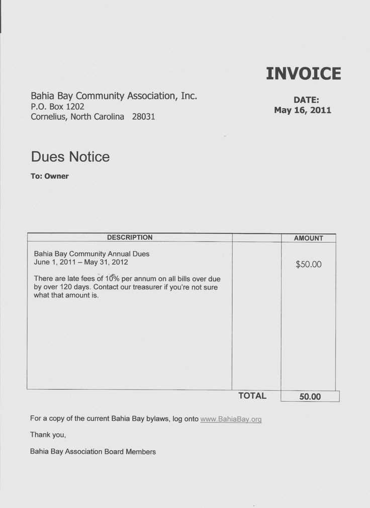 free hoa letter templates