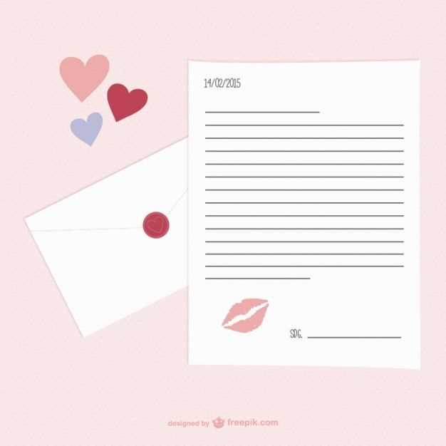 free love letter templates