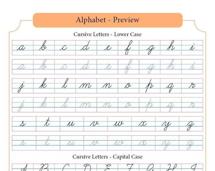 free printable cursive letter templates