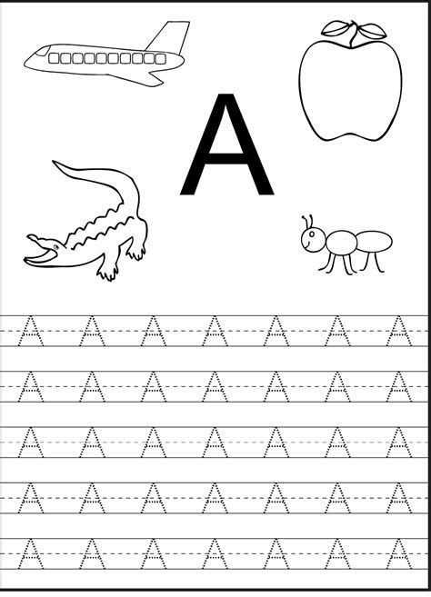 free printable letter tracing templates