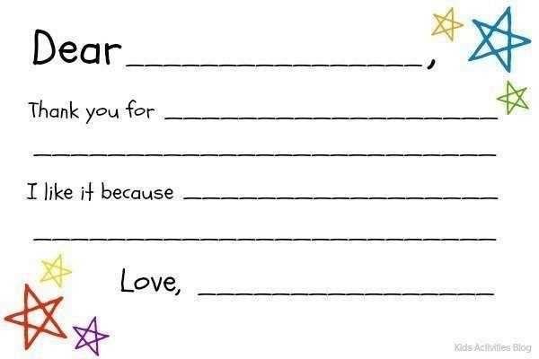 free thank you letter template