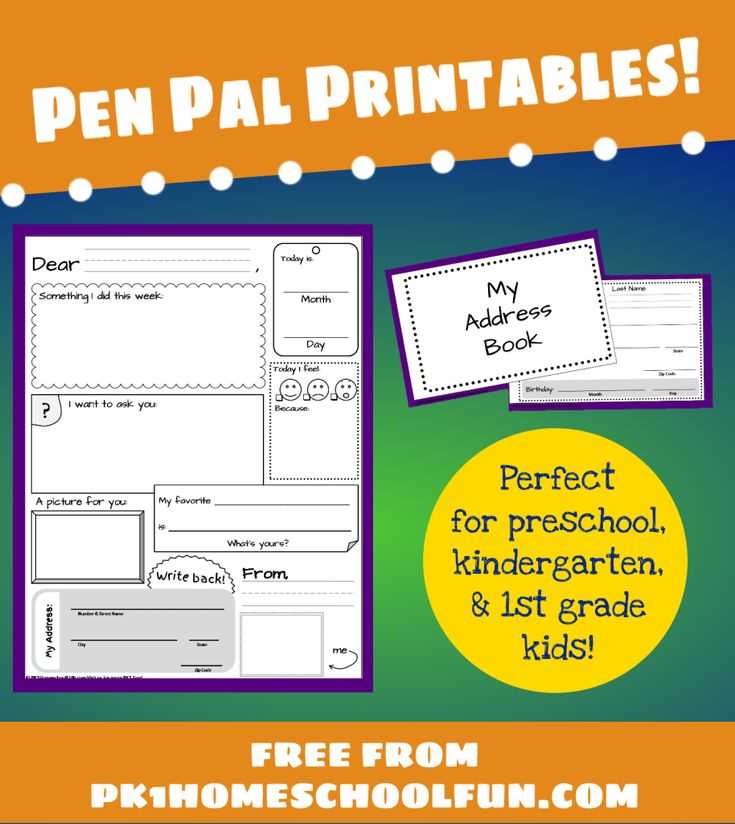 french pen pal letter template