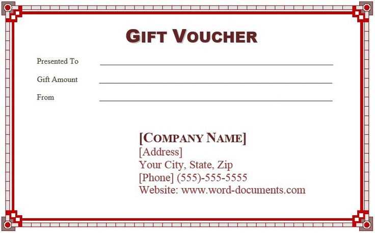 gift voucher letter template