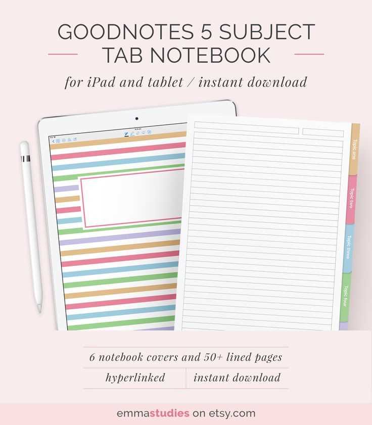 goodnotes letter template