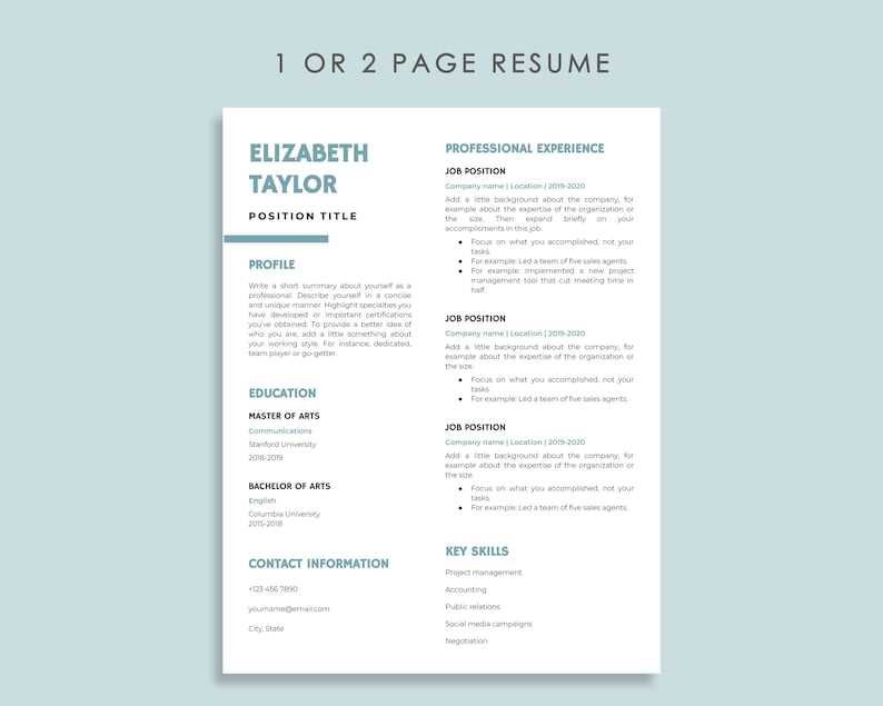 google docs resume cover letter template