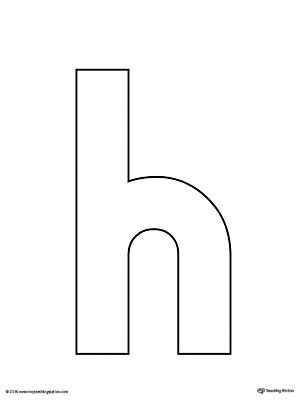 h letter template