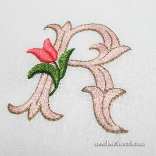 hand embroidery letter templates