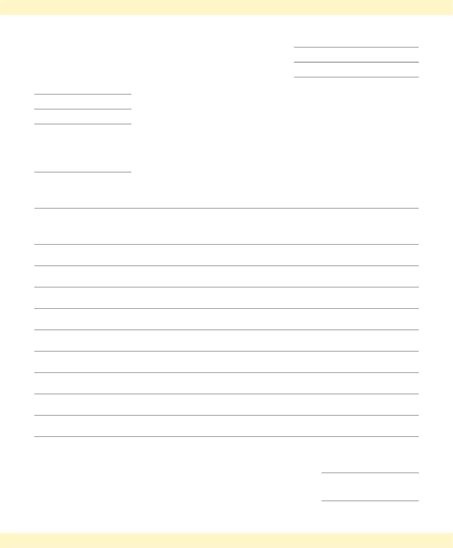 hand letter template