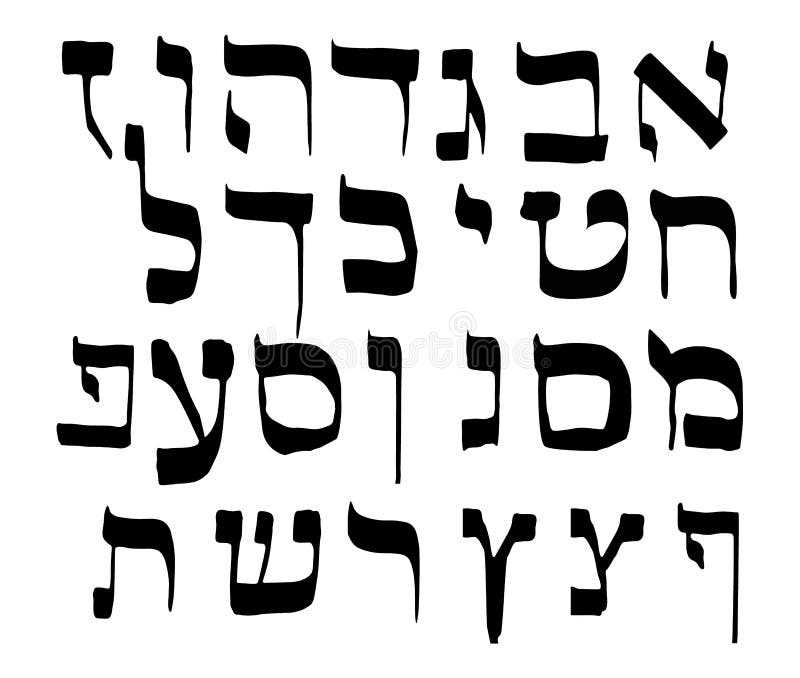 hebrew letter templates