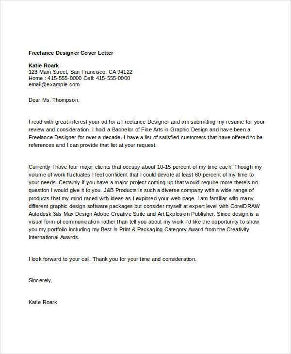 how to create a cover letter template