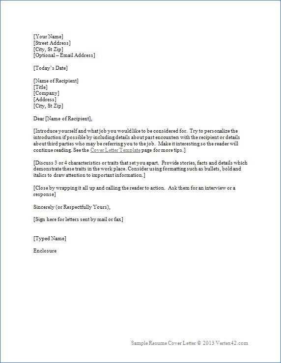 how to write a resume cover letter template