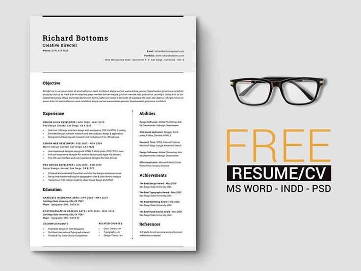 indesign cover letter template