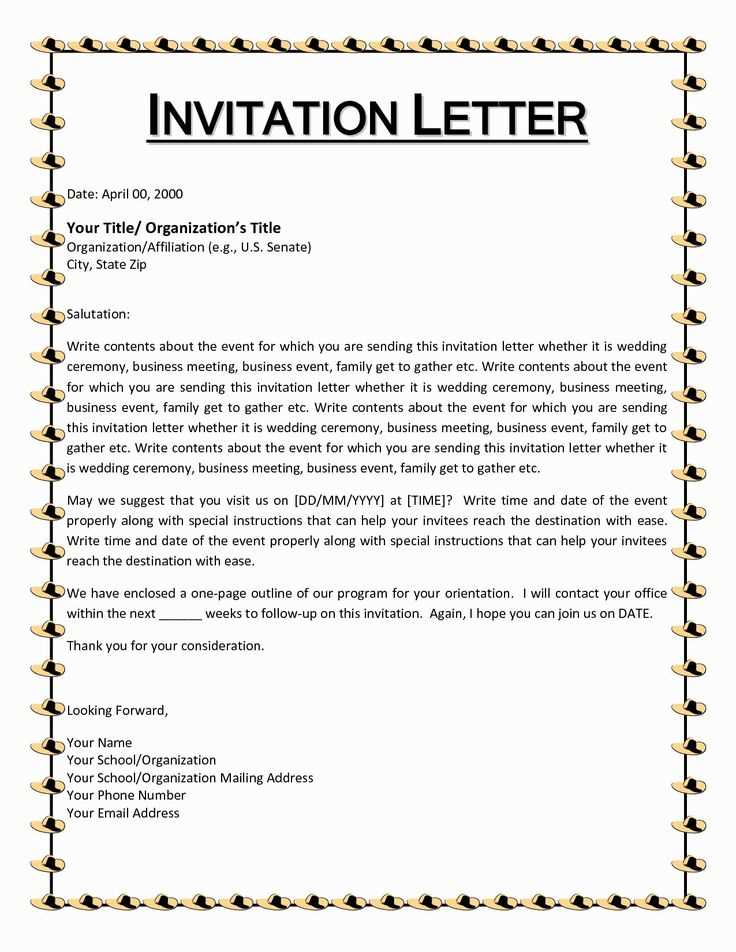 invitation letter invitation to bid email template