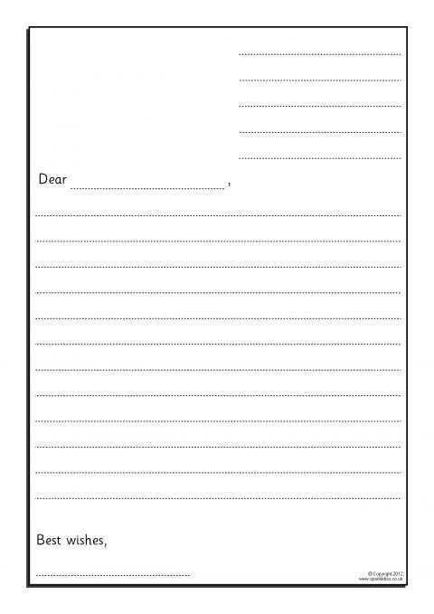 jail letter template
