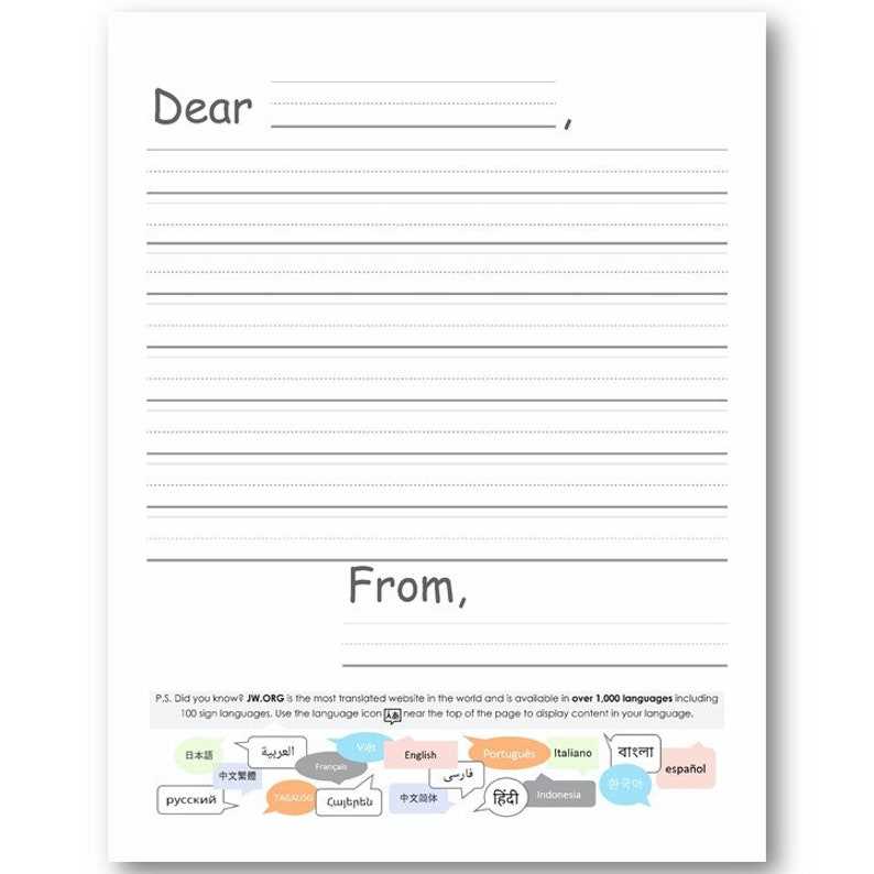 jw.org letter writing template