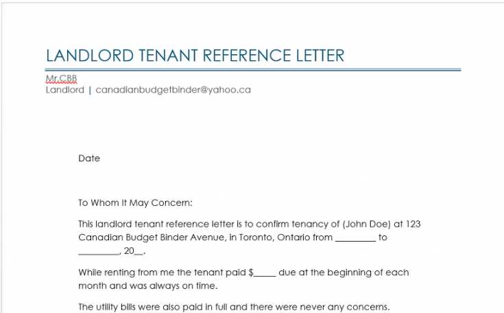 landlord rent arrears letter template