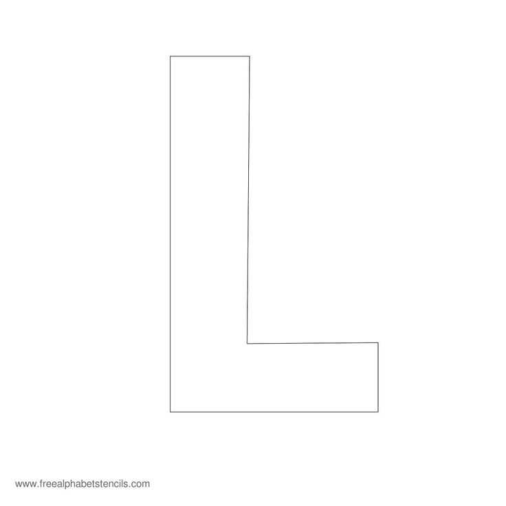 large alphabet letter templates