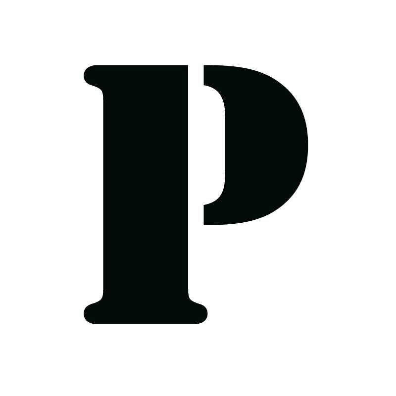 large letter p template