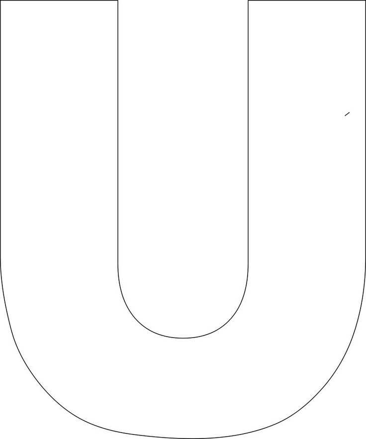large letter templates for displays