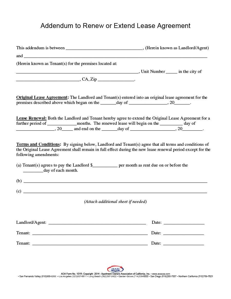 lease renewal letter to landlord template