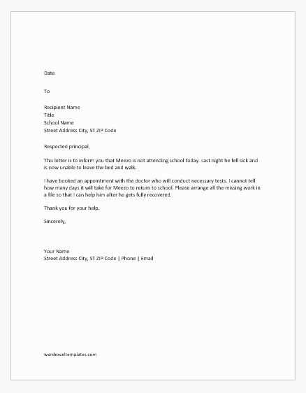 leaving work letter template