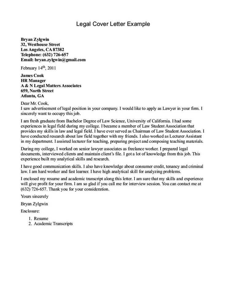 legal letter templates