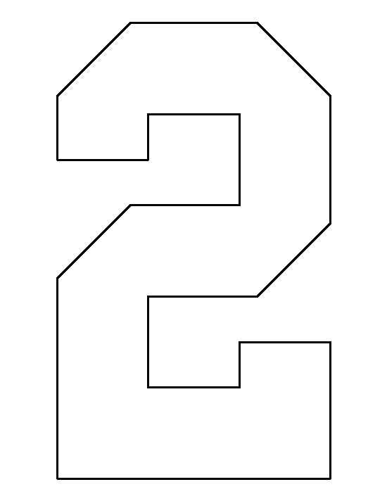 letter and number templates