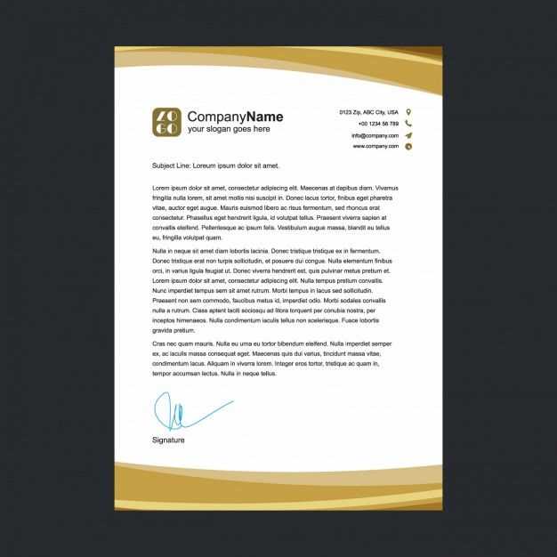 letter design template free download