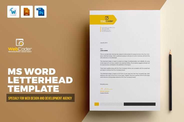 letter design template free download