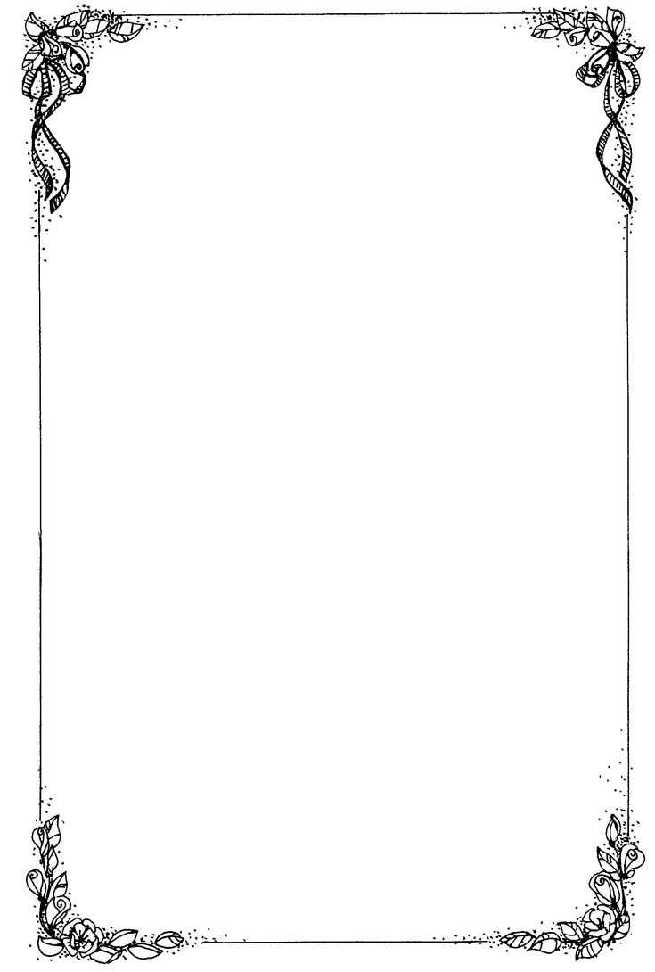 letter frame template