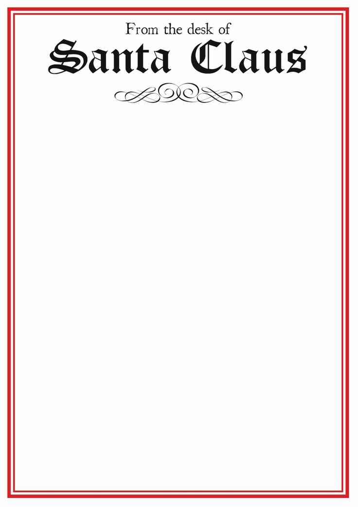 letter from santa template word