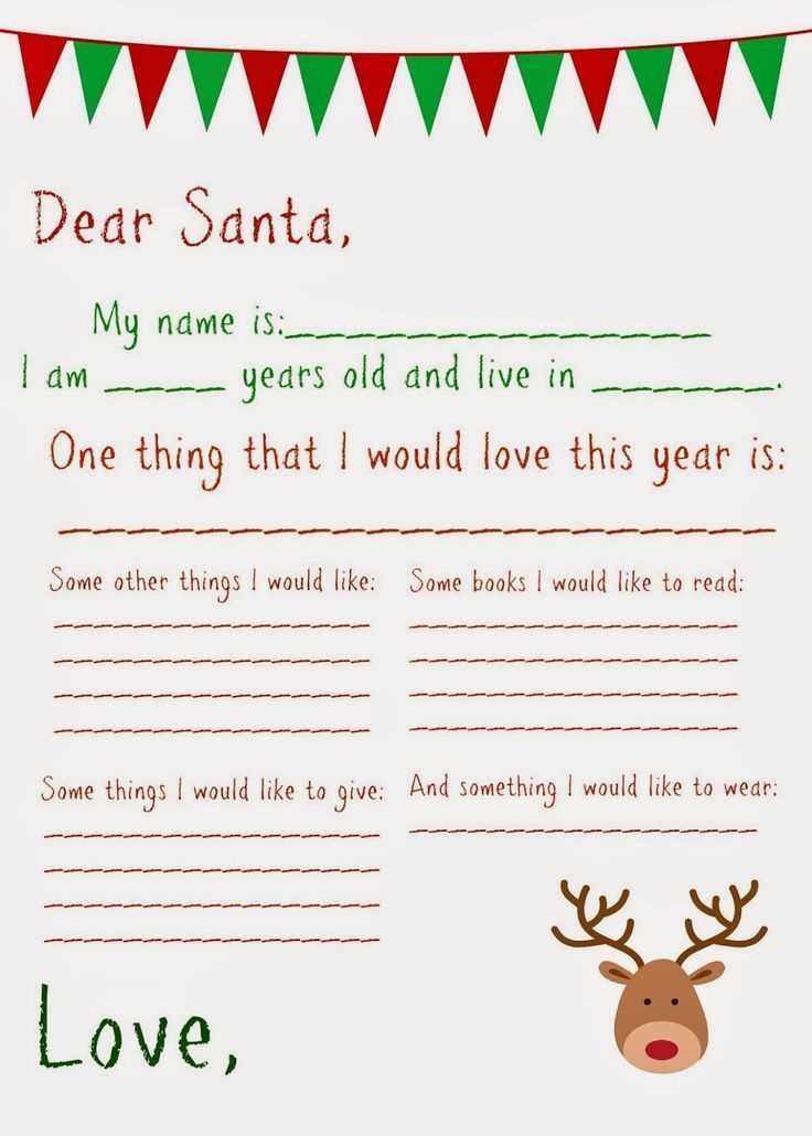 letter from santa to child template word