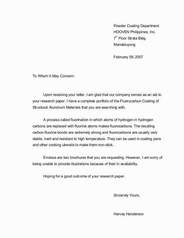 letter of inquiry template grant