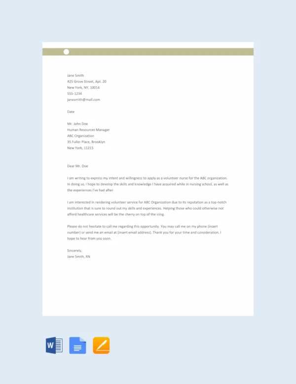 letter of intent template google docs