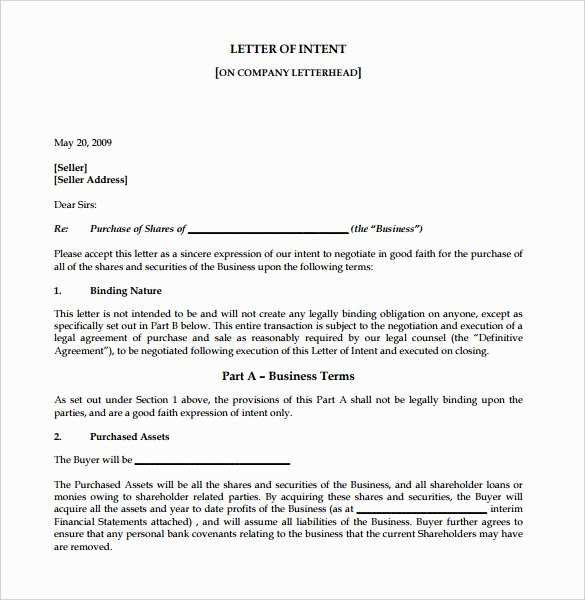 letter of intent to renew lease template