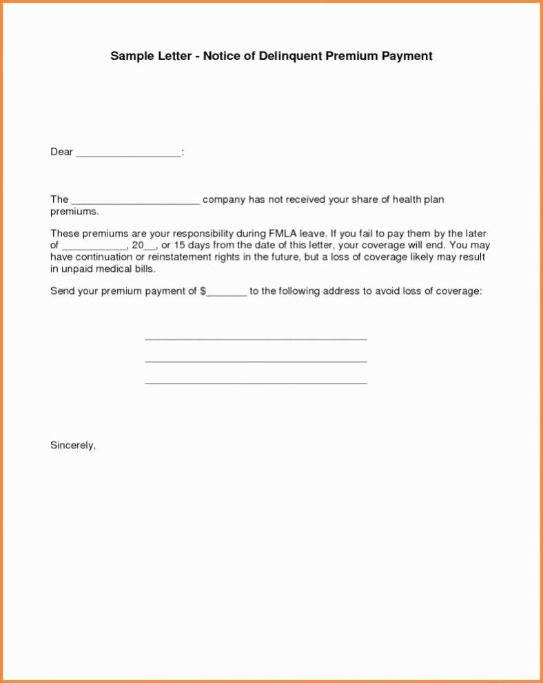 letter of payment agreement template