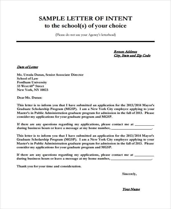 letter of separation from spouse template